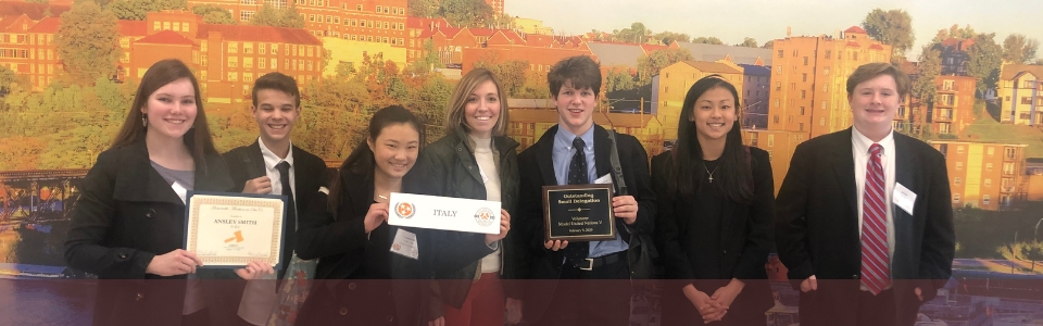 Paideia Academy Model UN team